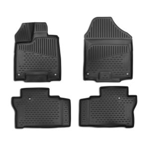Honda Pilot Floor Mats - Omac - Rubber TPE - Black - '16-'22